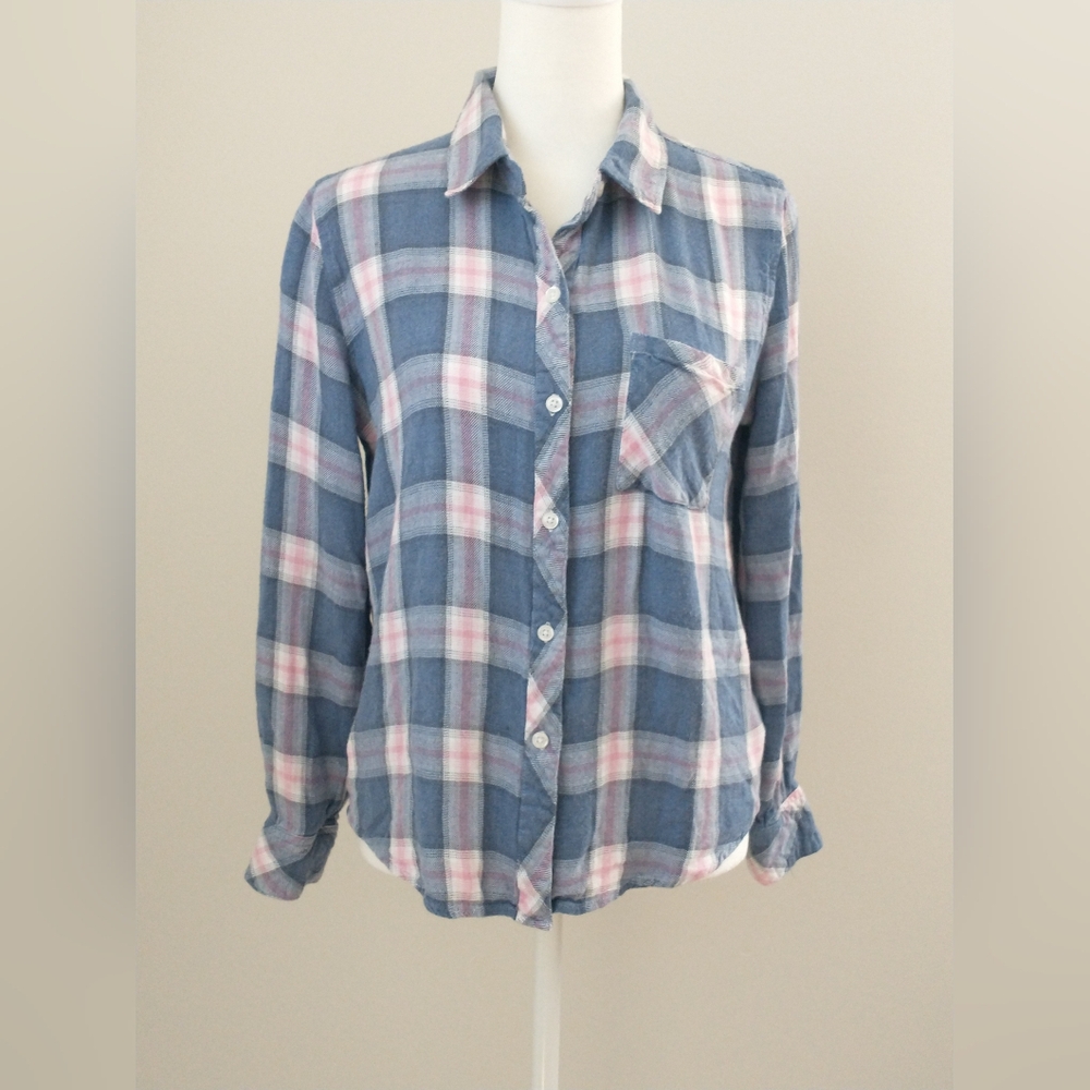 Rails Hunter Plaid Button-Up Shirt M